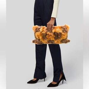 Rachel Comey fur clutch purse RARE amazing